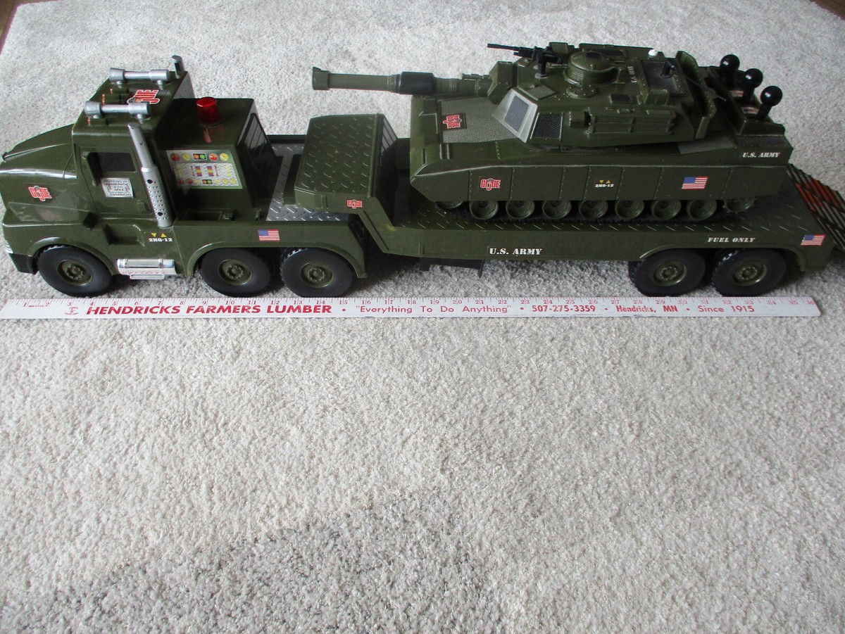 Vintage Hasbro GI Joe FunRise Battery Operated Semi Truck, Trailer
