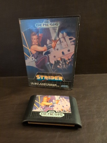 STRIDER (SEGA GENESIS) GAME IN CASE NO MANUAL  - Picture 6 of 6