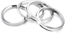 Alloy Aluminum Wheel Hub Centric Rings 66.1 to 60.1 - Set of 4 Hubcentric Rings 