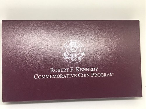1998 Robert F. Kennedy Commemorative 90% Silver Proof Dollar with Box & COA - Picture 4 of 4