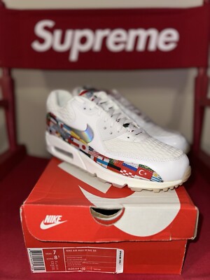 Nike Air Max 90 (2018) International Flag NIC QS Brand New Size 7 AO5119-100