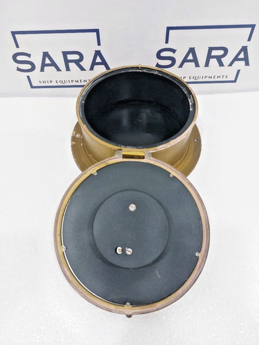 VINTAGE LILLEY & GILLIE ANEROID BAROMETER BRASS METAL FREE EXPEDITED SHIPPING - Picture 7 of 8