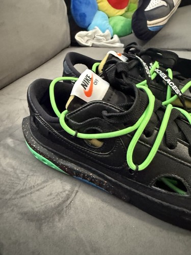 Size 7 Woman - Nike Off-White x Blazer Low Black - Picture 6 of 7