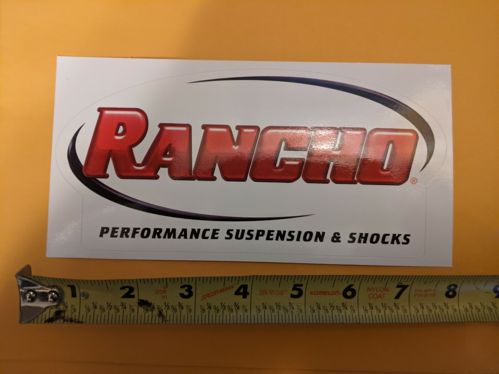 Rancho Performance Suspension And Shocks Vinyl Logo Decal Sticker