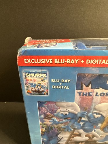 Smurfs The Lost Village Exclusive Blu-Ray Digital Metal Lunch Box Gift Set NEW - Picture 2 of 16