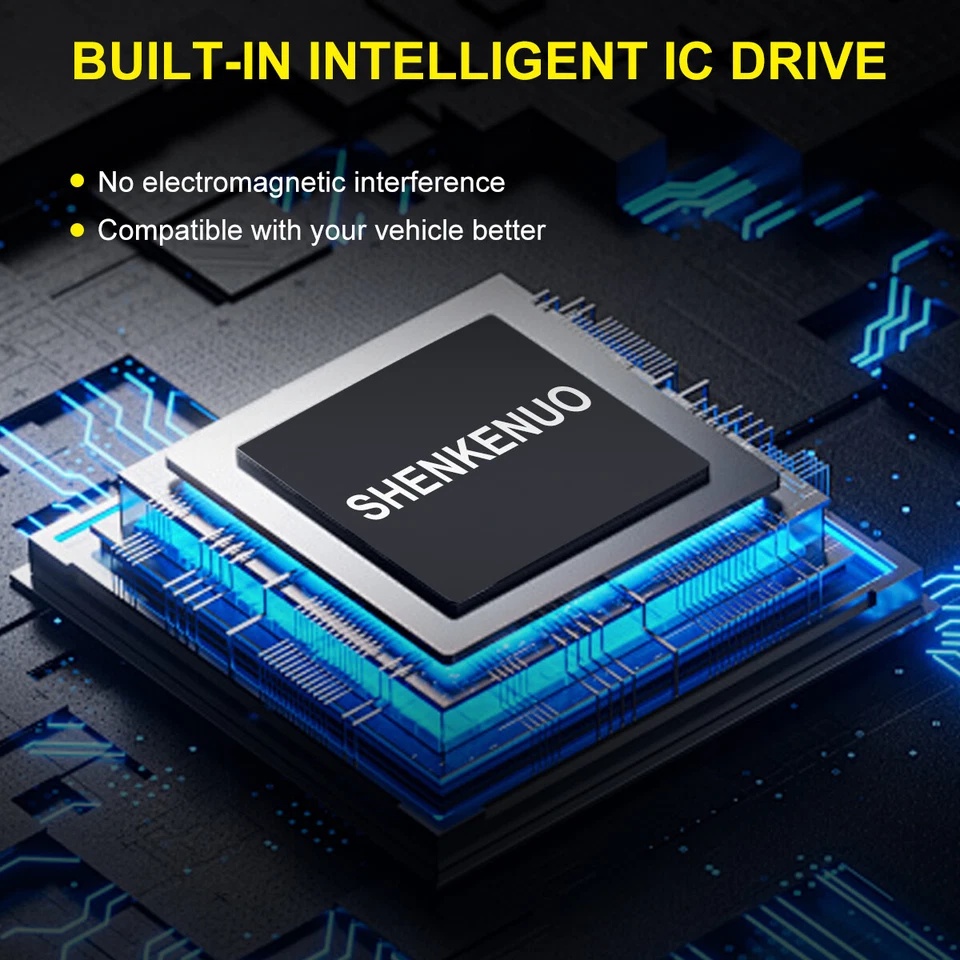 Kit combo de farol de neblina Hi Lo branco para Ford Transit Connect 2014-2019 LED - Imagem 4 de 4