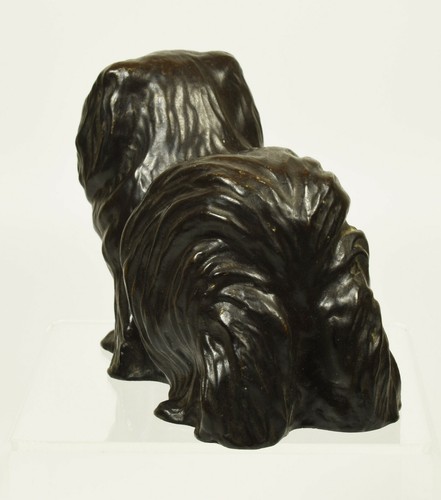 Cold Cast Bronze Sculpture of a Pekingese - Picture 3 of 4