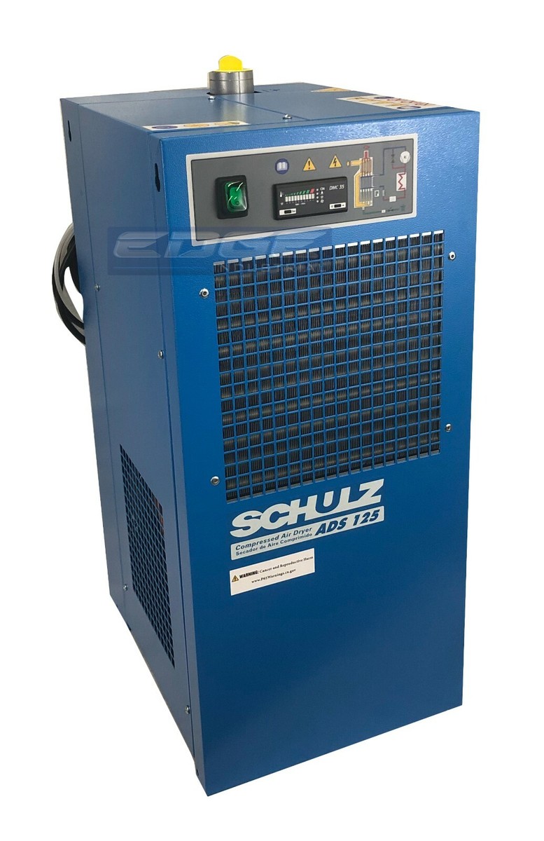 SCHULZ 125 CFM REFRIGERATED COMPRESSED AIR DRYER, 25HP & 30HP