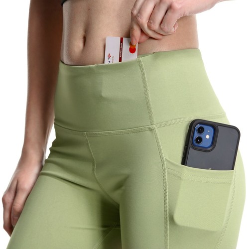 High Waisted Biker Shorts for Women Workout Athletic Yoga Leggings with Pockets - Picture 19 of 86