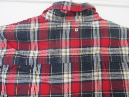 LADIES SUPERDRY RED CHECK OVERSHIRT,LARGE, 100% COTTON - Picture 5 of 6