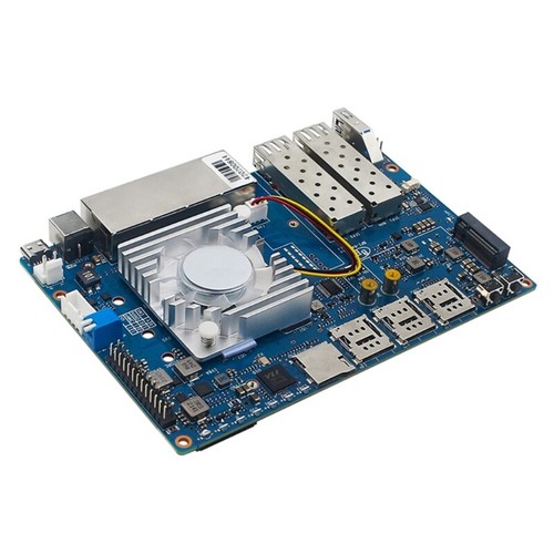 Fast Speed Active Cooling Fan Aluminum Heatsink for Banana Pi R4 Board Cooler - Photo 4/8