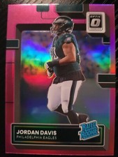 Jordan Davis 2022 Donruss Optic Pink Prizm Rated Rookie #246 RC