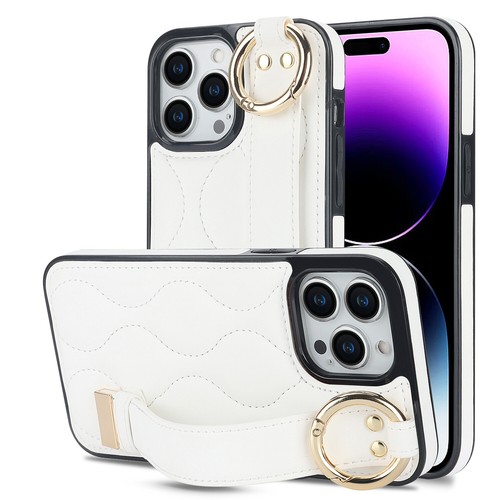 PU Leder Armband Ständer Finger Ring Handy Hülle für iPhone 16 Pro Max/16+/16 - Bild 66 von 73