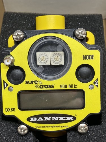 BANNER DX80N9X6S8P4 Sure Cross® DX80 Node with Discrete I/O 900MHz 77604 NEW OEM - Picture 6 of 8
