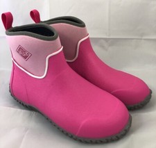 Muck Boot Kid's Muckster Ankle Boot, Snow Winter Rain Waterproof Girls Sz 7 Pink