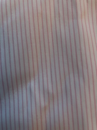 LANDS END Mens Size 16 1/2 - 35 Button Down Striped Long Sleeve Cotton Shirt Reg - Picture 5 of 10