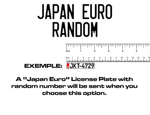 RC 1/10 Scale License Plate Sticker Decal Drift Car Onroad Body Licence Number - Bild 76 von 239