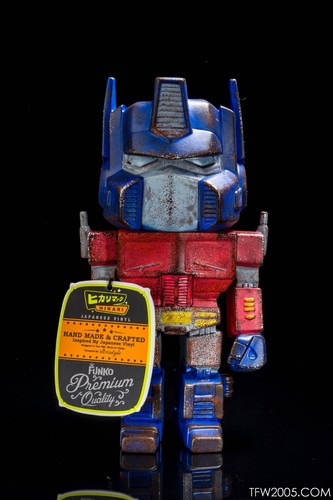 FUNKO Transformers Battle Ready OPTIMUS PRIME & BUMBLEBEE Hikari Sofubi LOT Set - Picture 2 of 11