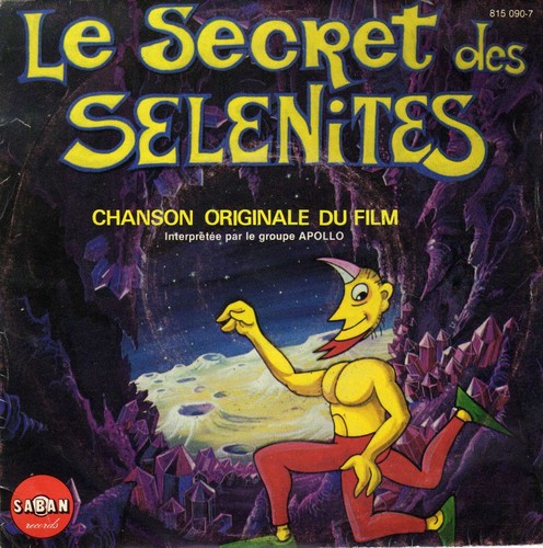 TV OST LE SECRET DES SELENITES APOLLO FRENCH 45 SINGLE - Picture 1 of 2