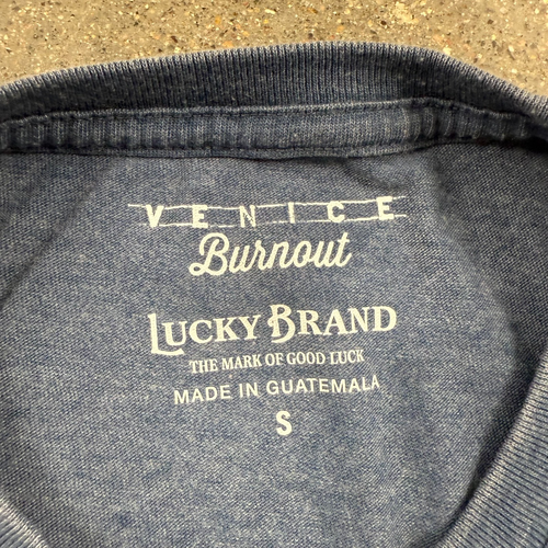 T-shirt Lucky Brand Piede di Coniglio Venezia Burnout OoS - S - Foto 4 di 9