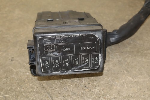99-00 Mazda Miata Engine Fuse Relay Junction Box W/Harness - Picture 2 of 13