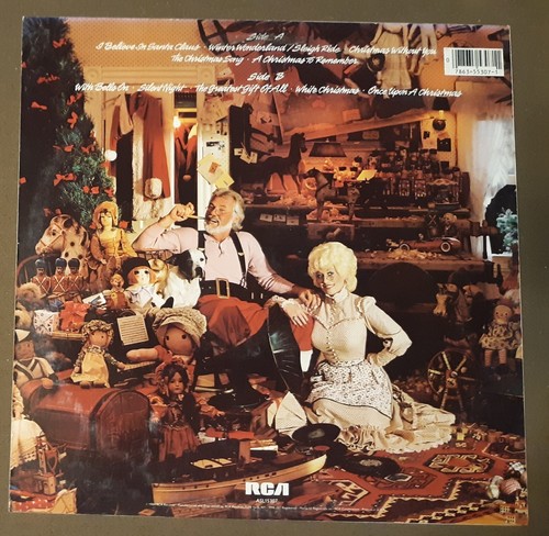NEW Kenny Rogers & Dolly Parton Once Upon a Christmas by RCA Records 33rpm VINYL - Picture 3 of 3