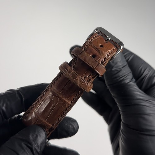 apple 42mm genuine American alligator watch bands - Picture 10 of 18