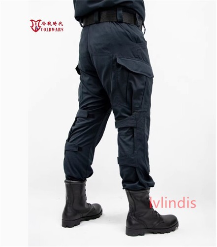Réplica Rusa OMOH Fuerzas Especiales Exterior Negro Traje de Combate Conjunto Chaqueta + Pantalones - Imagen 17 de 19