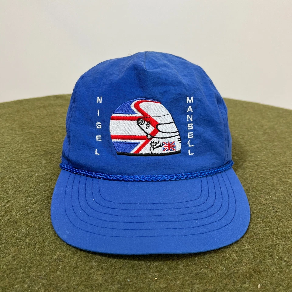 De colección Años 90 Nigel Mansell Williams Fórmula 1 F1 Gorra Gorra Snapback Campeón del Mundo Foto 2 de 4