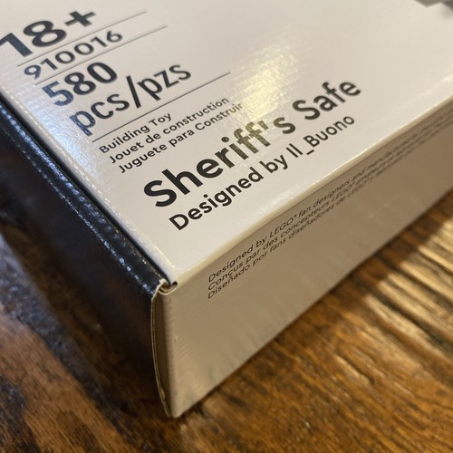 LEGO Bricklink Sheriff's Safe (910016) Nuevo Caja Sellada Excelente - Imagen 13 de 15