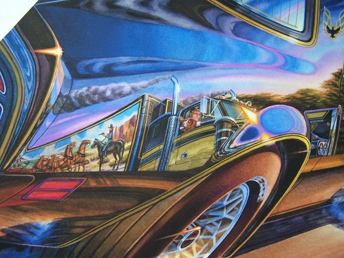 PONTIAC TRANS AM ART SMOKEY & THE BANDIT 1976 1977 1978 79 6.6 WS6 BURT REYNOLDS - Picture 2 of 6