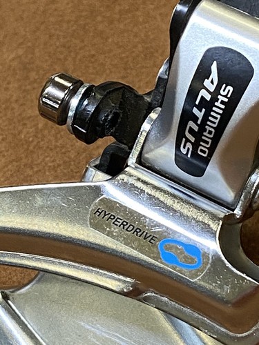 SHIMANO ALTUS FD-M311 FRONT DERAILLEUR MECH MTB CLAMP 31.8 34.9 90S VINTAGE - Imagen 5 de 5