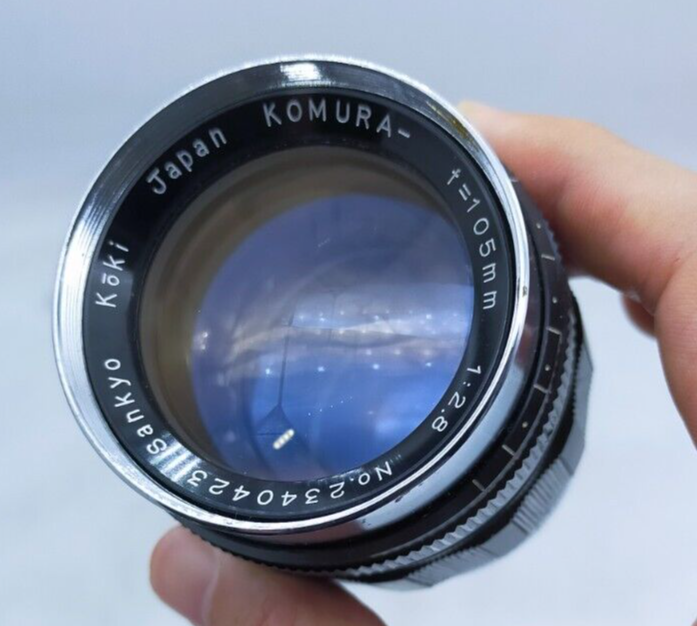 Rare! [NEAR MINT] Sankyo Koki Komura 105mm f/2.8 L39 screw