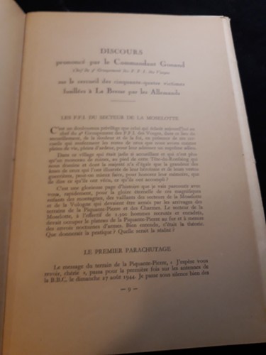 HANS (Louis) - La Bresse Martyrium. - Maquis de la Piquante-Pierre. 1946, Brosche. - Bild 13 von 14