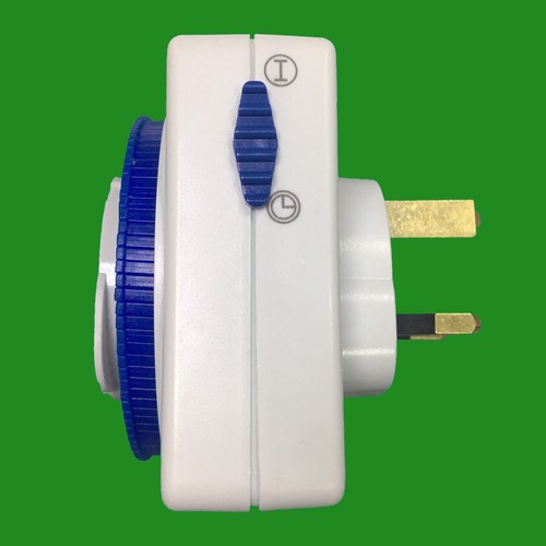 2 Gang 24 Hour 15 Minute Segment Timer UK Mains Plug In Switch With Extra Socket - Picture 5 of 7
