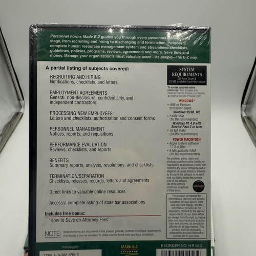 E-Z Deluxe Business Forms + 8 Made E-Z Guides Set | Small Business Start-Up Kit - Picture 16 of 22