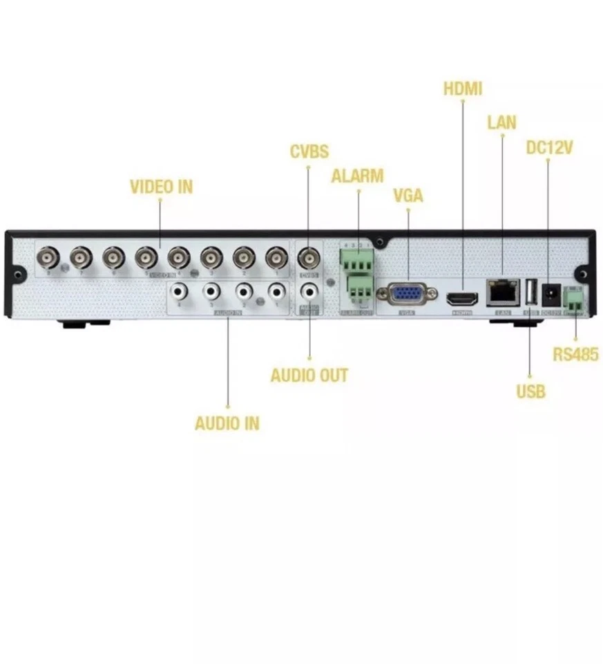 TVT de 8 canales Q-SEE GENÉRICO 1080p QTH83-1 o QTH84-1 (disco duro de 1 TB) Foto 3 de 4