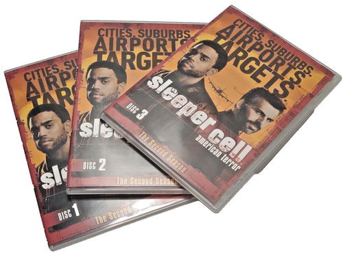 Excellent Condition Sleeper Cell: American Terror DVD 2nt Season 3 Disk Set - Picture 2 of 5