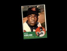 1963 Topps 187 Willie Kirkland EX #D1,198843