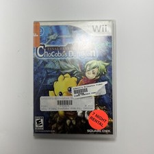 Final Fantasy Fables: Chocobo's Dungeon (Nintendo Wii, 2008) Game And Manual.