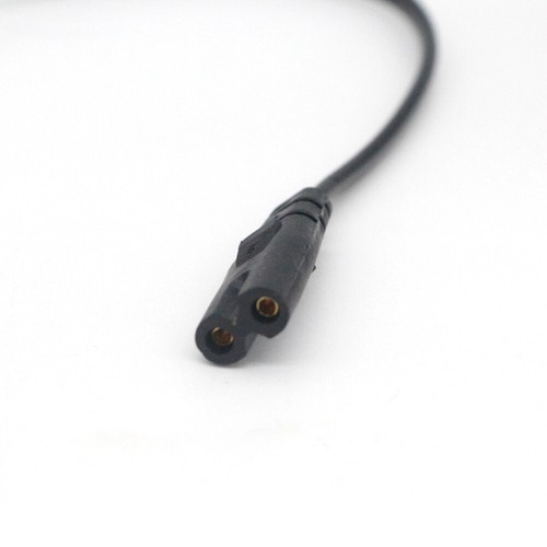Cable de alimentación cable de alimentación conector de corriente en C7 CEE 2x conector orificios cable UE - Imagen 4 de 6