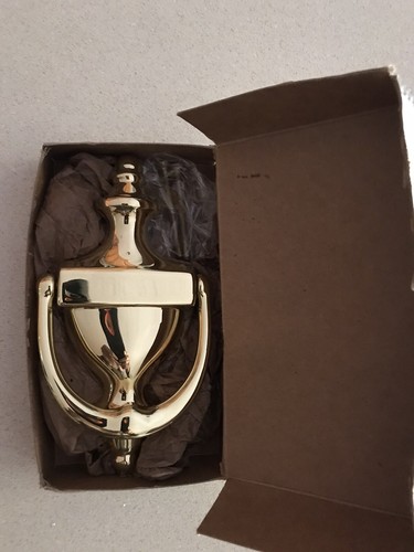Door Knocker - Baldwin - Polished Brass - NOS - Picture 3 of 3