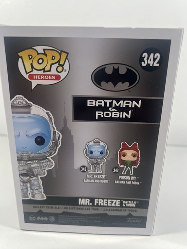 Funko Pop Heroes Mr Freeze Batman & Robin #342 2020 new in box - Picture 3 of 5