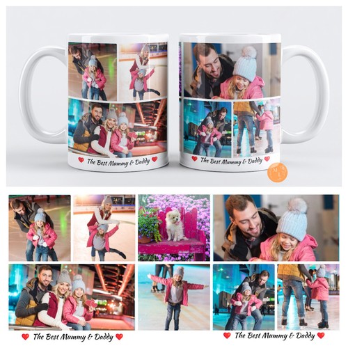 Taza Foto Personalizada Diseño Personalizado Taza Café Té Añadir Texto Nombre Logo Regalo 01 - Imagen 9 de 9