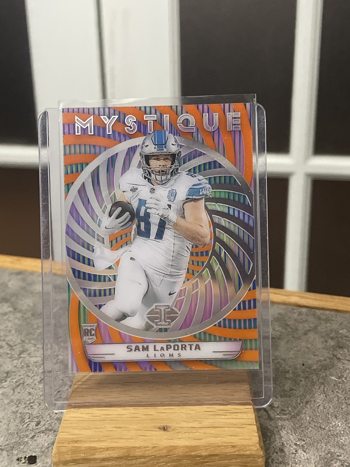 2023 Panini Illusions SAM LaPORTA RC Orange Mystique #31 Detroit Lions