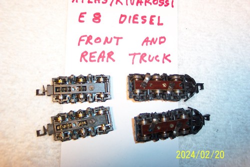 ATLAS/RIVAROSSI EMD- E-8 DIESEL, FRONT AND REAR TRUCKS, LIGHTLY USED, N Scale - Picture 12 of 12