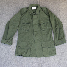 Tropical Combat Coat S LONG Military Cotton Poplin OG-107 Fatigue Jungle Jacket