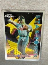 1996 Topps Chrome Star Power Carlos Baerga #86 MLB Cleveland Indians