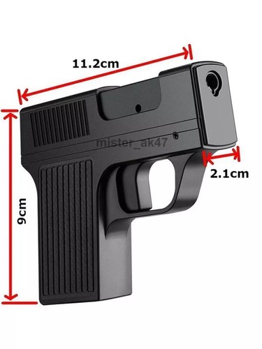 Unique Butane Cigarette LIGHTER & CASE Adjustable Jet Torch Flame Pistol Gun HOT - Picture 9 of 13