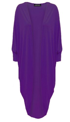 Mujeres Mangas Largas Ala de Murciélago Cárdigan Damas Abierto Novio Largo Maxi Vestido Kimono - Imagen 14 de 18